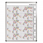 Personal-Raum-Plan, 12 Stunden, 43 Spalten, 123x97 cm, 